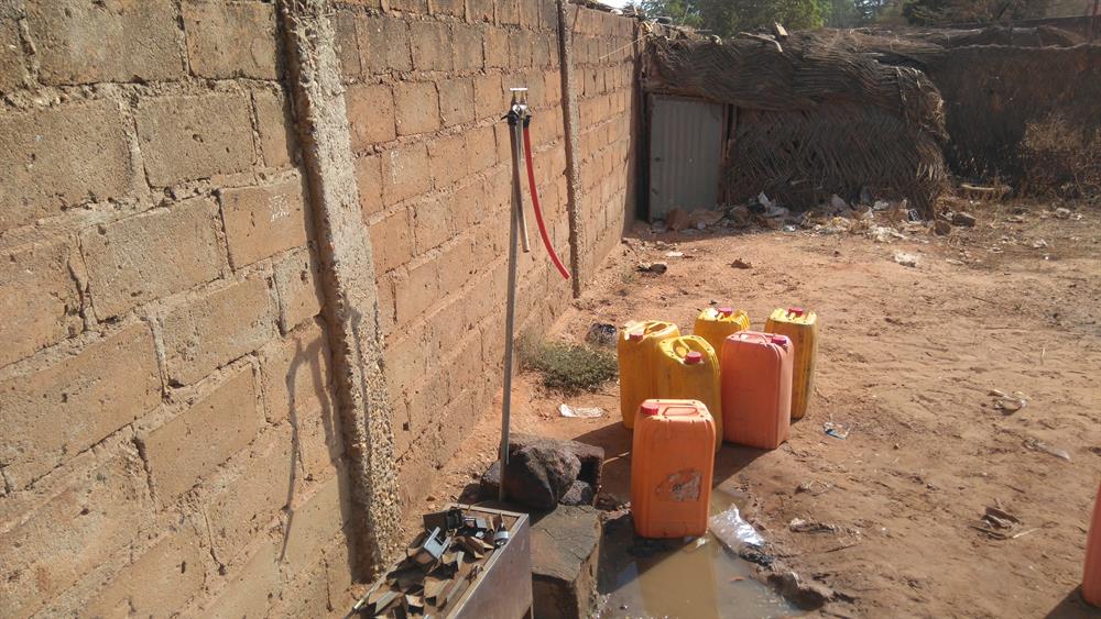 robinet distributeur d'eau potable