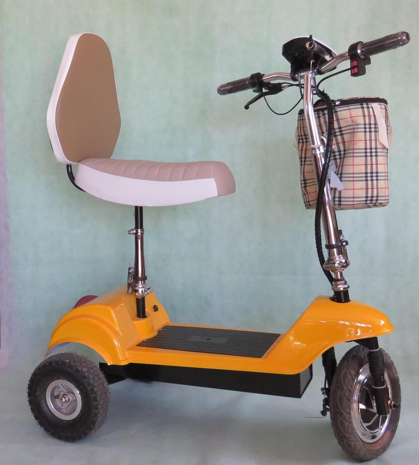 Tricycle Lectrique Pliable Adulte Trottinette Scooter Roues Remorque