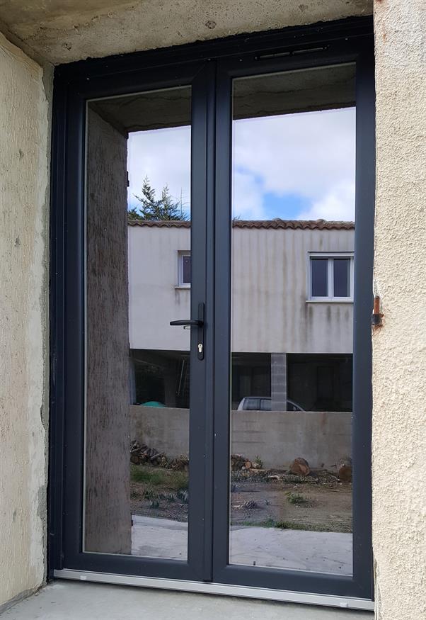 Porte - Fenêtre PVC  Anthracite