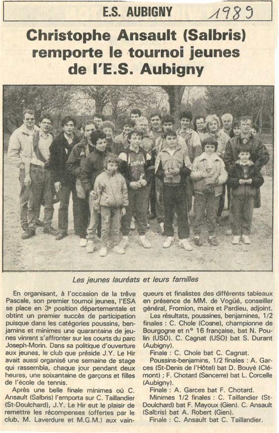 Tournoi 1989
